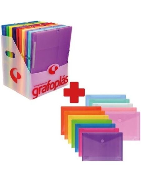 C 50 carpeta fº gomas y solapas polipropileno 12 carpetas sobre fº multifin de regalo